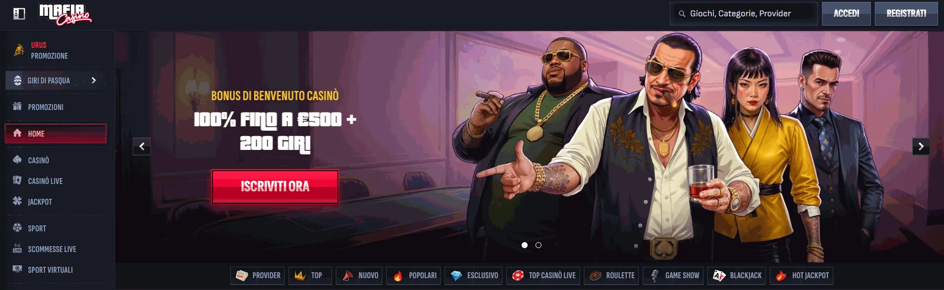 mafia casino it